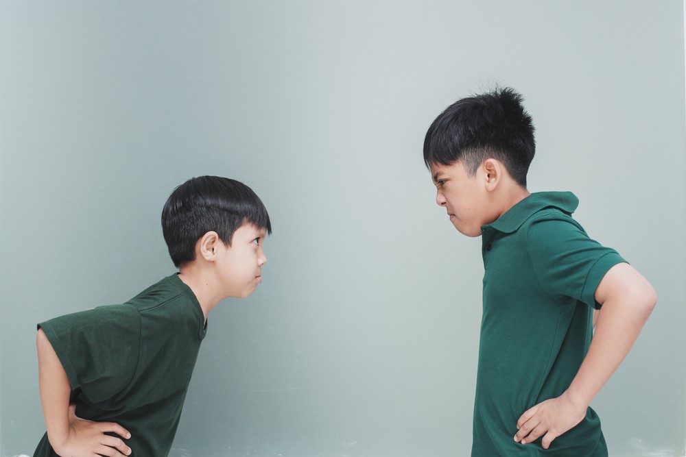 Siblings often quarrel with each other and the role of parents is especially important.